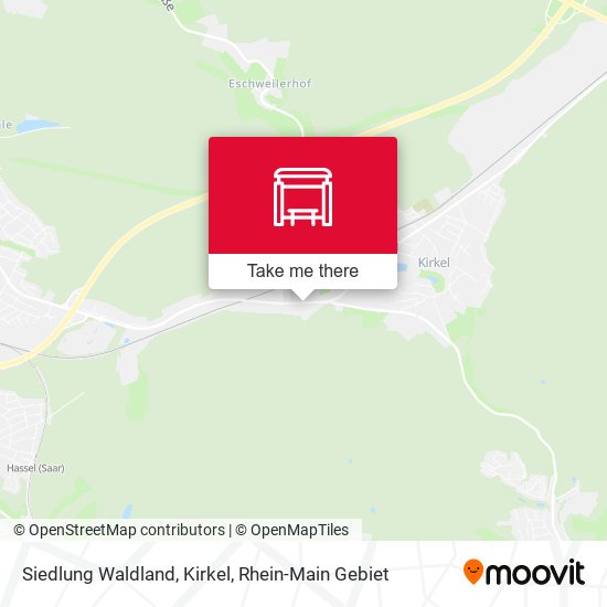 Siedlung Waldland, Kirkel map
