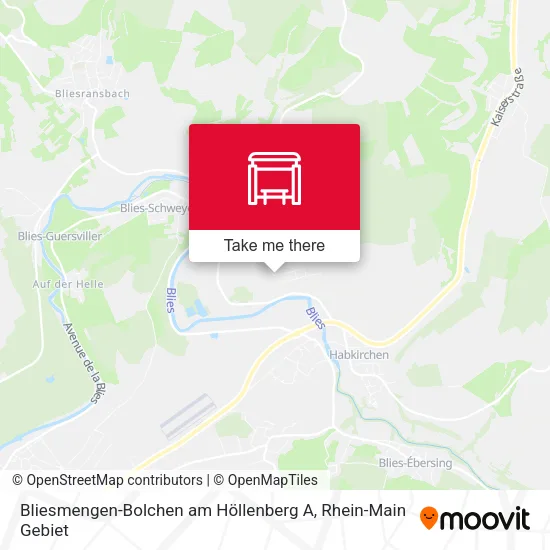 Карта Bliesmengen-Bolchen am Höllenberg A
