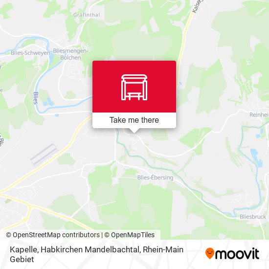 Kapelle, Habkirchen Mandelbachtal map