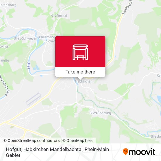 Карта Hofgut, Habkirchen Mandelbachtal
