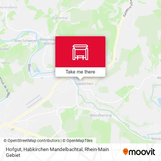 Карта Hofgut, Habkirchen Mandelbachtal