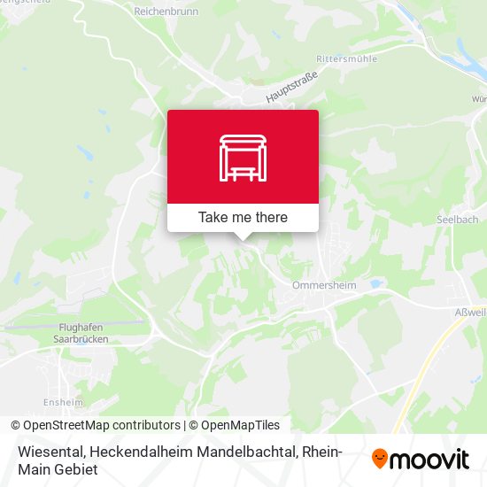 Wiesental, Heckendalheim Mandelbachtal map
