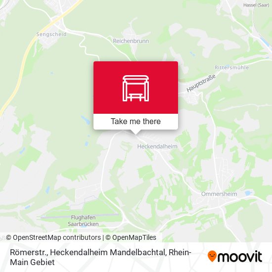 Карта Römerstr., Heckendalheim Mandelbachtal