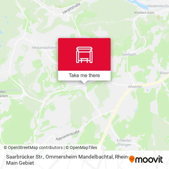 Карта Saarbrücker Str., Ommersheim Mandelbachtal
