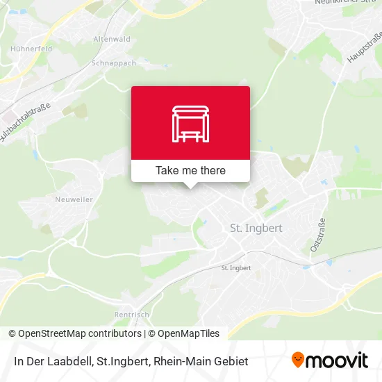 Карта In Der Laabdell, St.Ingbert