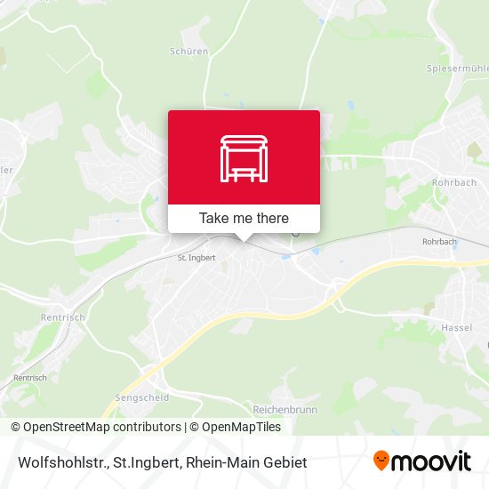 Карта Wolfshohlstr., St.Ingbert