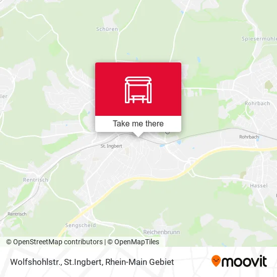 Карта Wolfshohlstr., St.Ingbert