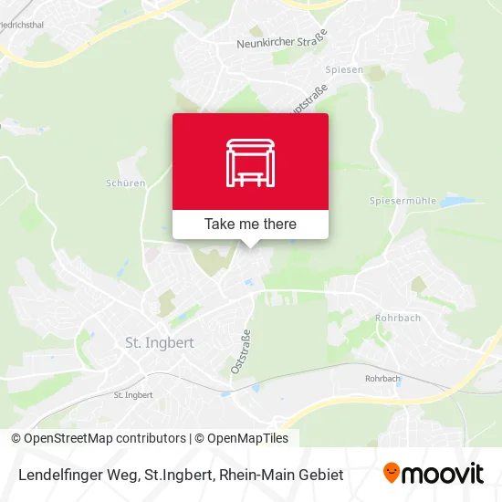 Карта Lendelfinger Weg, St.Ingbert