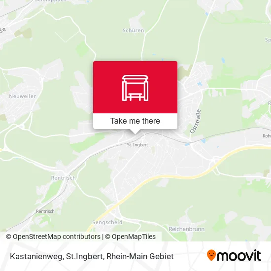 Карта Kastanienweg, St.Ingbert