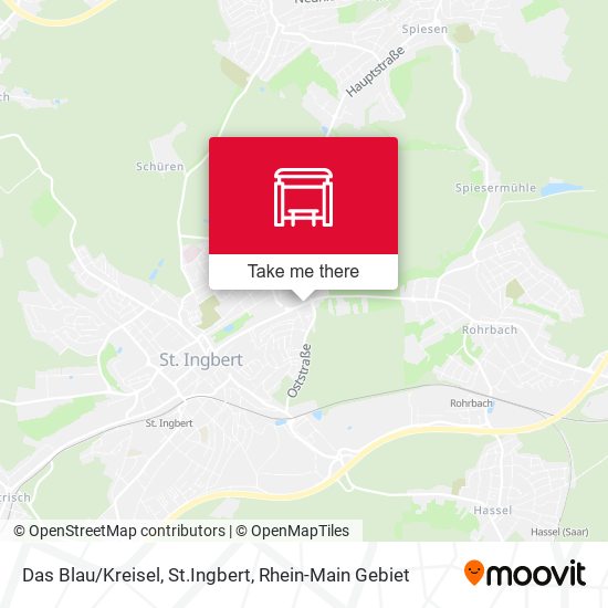 Das Blau/Kreisel, St.Ingbert map