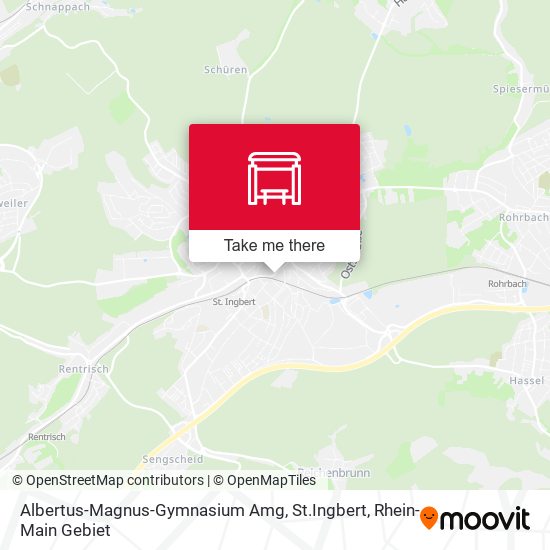 Albertus-Magnus-Gymnasium Amg, St.Ingbert map