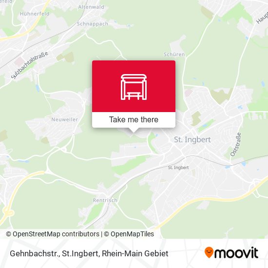 Карта Gehnbachstr., St.Ingbert