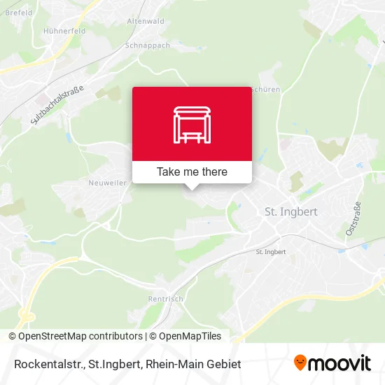 Карта Rockentalstr., St.Ingbert