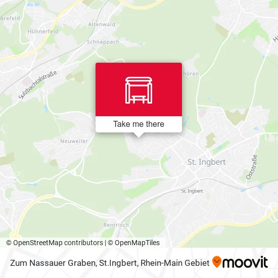 Карта Zum Nassauer Graben, St.Ingbert