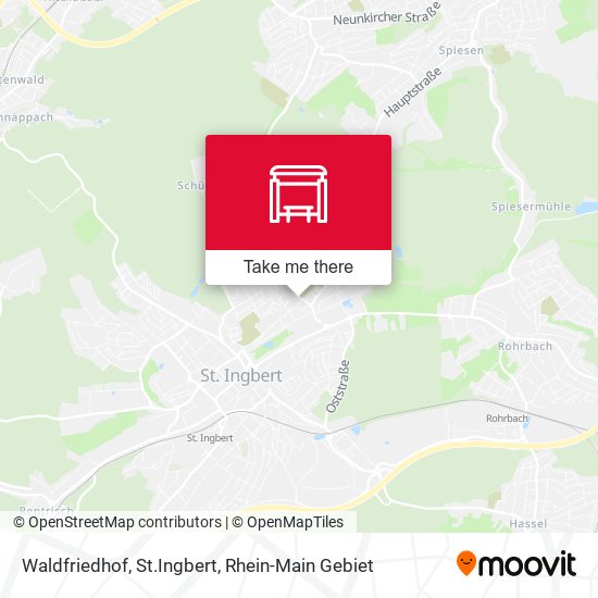 Waldfriedhof, St.Ingbert map