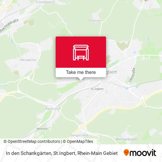 Карта In den Schankgärten, St.Ingbert