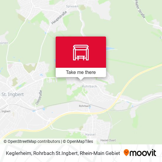 Keglerheim, Rohrbach St.Ingbert map