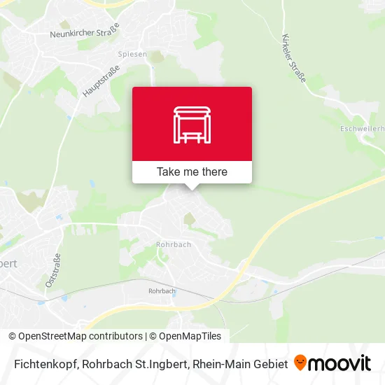 Fichtenkopf, Rohrbach St.Ingbert map