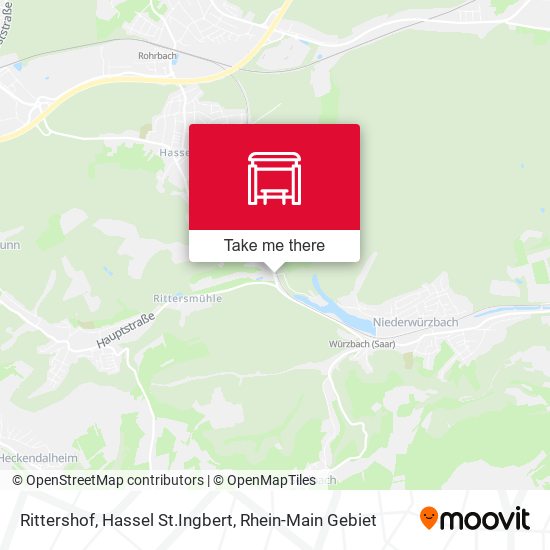 Rittershof, Hassel St.Ingbert map