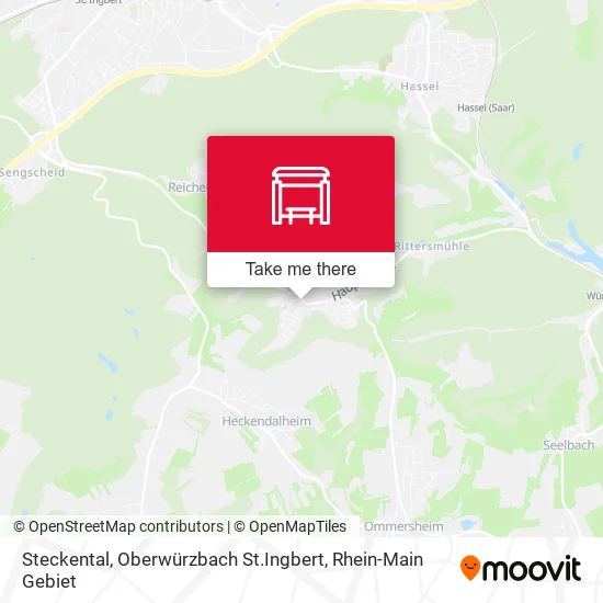Карта Steckental, Oberwürzbach St.Ingbert