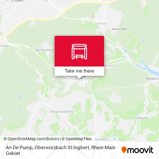 Карта An De Pump, Oberwürzbach St.Ingbert