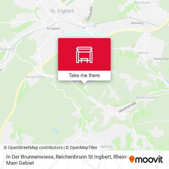 In Der Brunnenwiese, Reichenbrunn St.Ingbert map