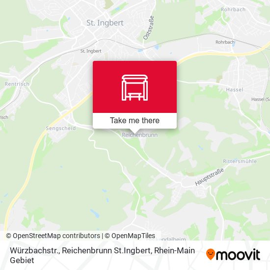 Würzbachstr., Reichenbrunn St.Ingbert map