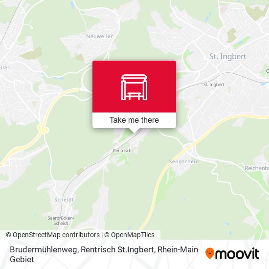 Brudermühlenweg, Rentrisch St.Ingbert map