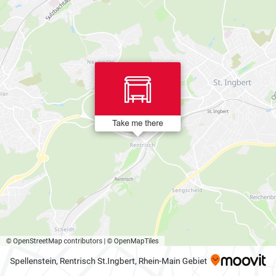 Карта Spellenstein, Rentrisch St.Ingbert