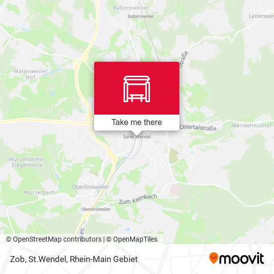Карта Zob, St.Wendel