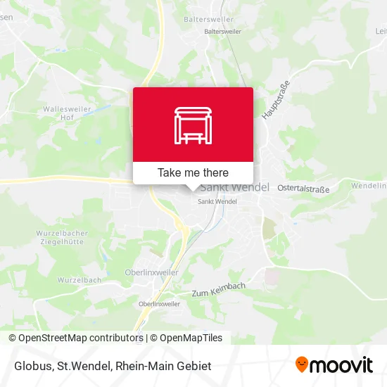 Карта Globus, St.Wendel