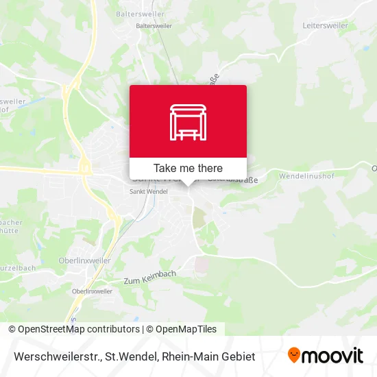 Карта Werschweilerstr., St.Wendel