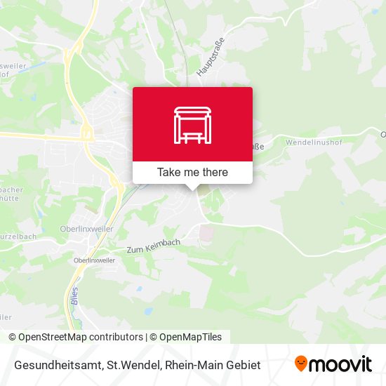 Gesundheitsamt, St.Wendel map