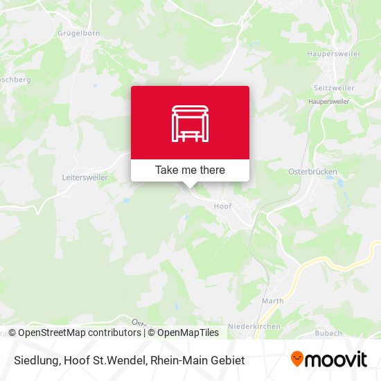 Карта Siedlung, Hoof St.Wendel