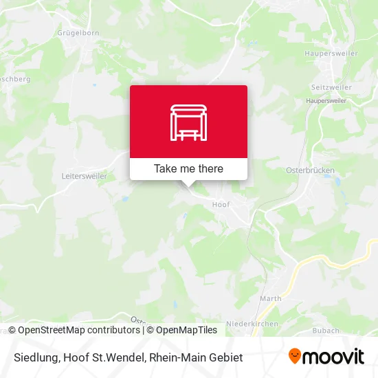 Карта Siedlung, Hoof St.Wendel