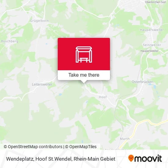 Карта Wendeplatz, Hoof St.Wendel