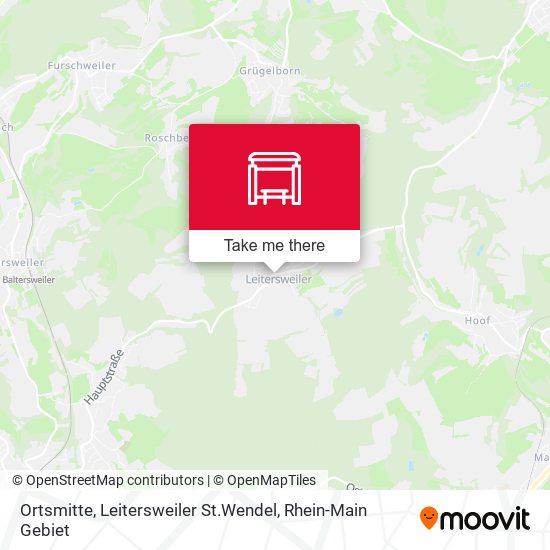 Карта Ortsmitte, Leitersweiler St.Wendel