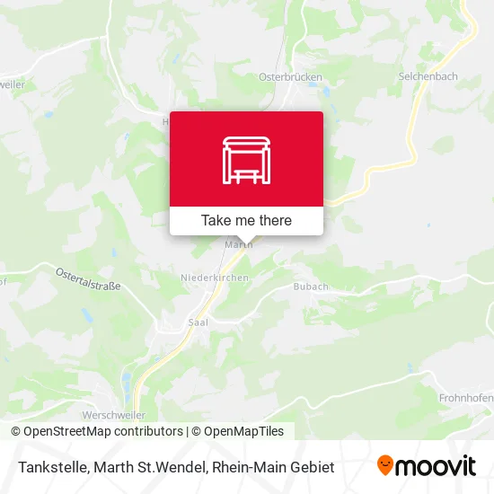 Карта Tankstelle, Marth St.Wendel