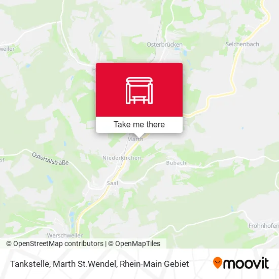 Карта Tankstelle, Marth St.Wendel