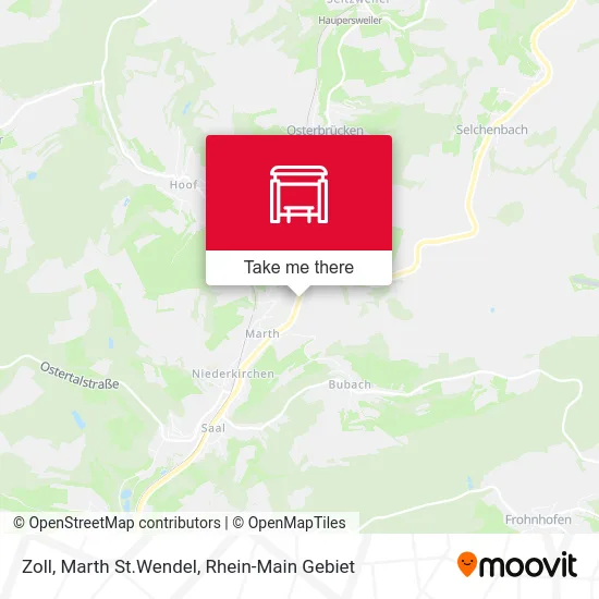 Карта Zoll, Marth St.Wendel