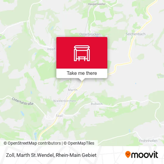 Карта Zoll, Marth St.Wendel