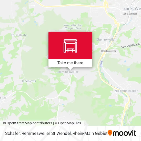 Карта Schäfer, Remmesweiler St.Wendel