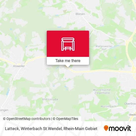 Карта Latteck, Winterbach St.Wendel