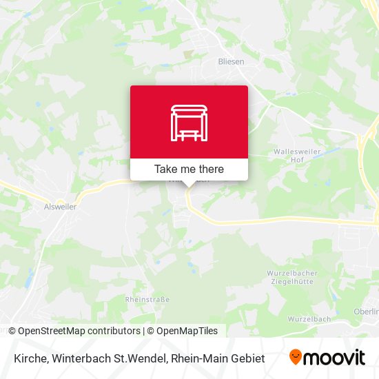Kirche, Winterbach St.Wendel map