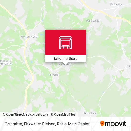 Карта Ortsmitte, Eitzweiler Freisen