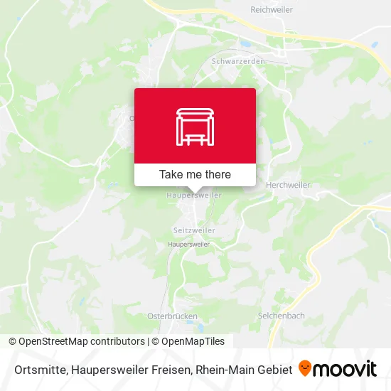 Карта Ortsmitte, Haupersweiler Freisen