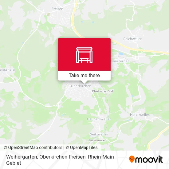 Карта Weihergarten, Oberkirchen Freisen