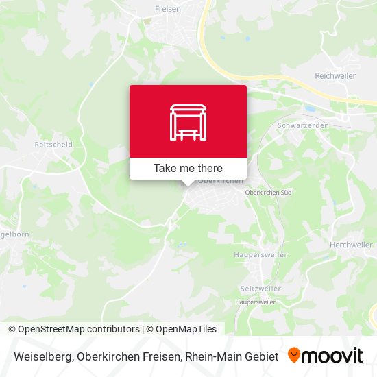 Weiselberg, Oberkirchen Freisen map