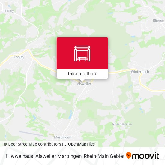 Hiwwelhaus, Alsweiler Marpingen map