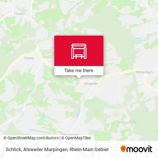 Schlick, Alsweiler Marpingen map
